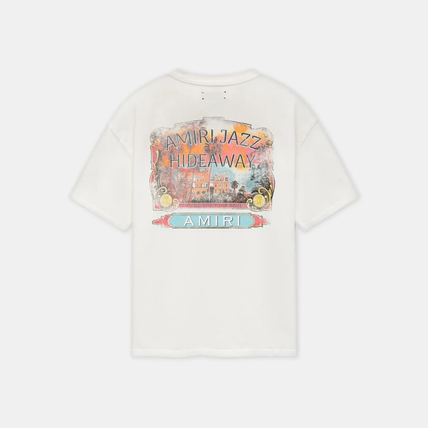 JAZZ HIDEAWAY IVORY COTTON T-SHIRT