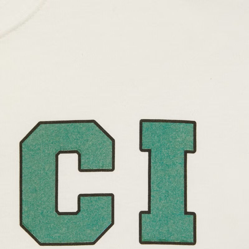 GUC Tiger logo print White T-shirt - Styledistrict