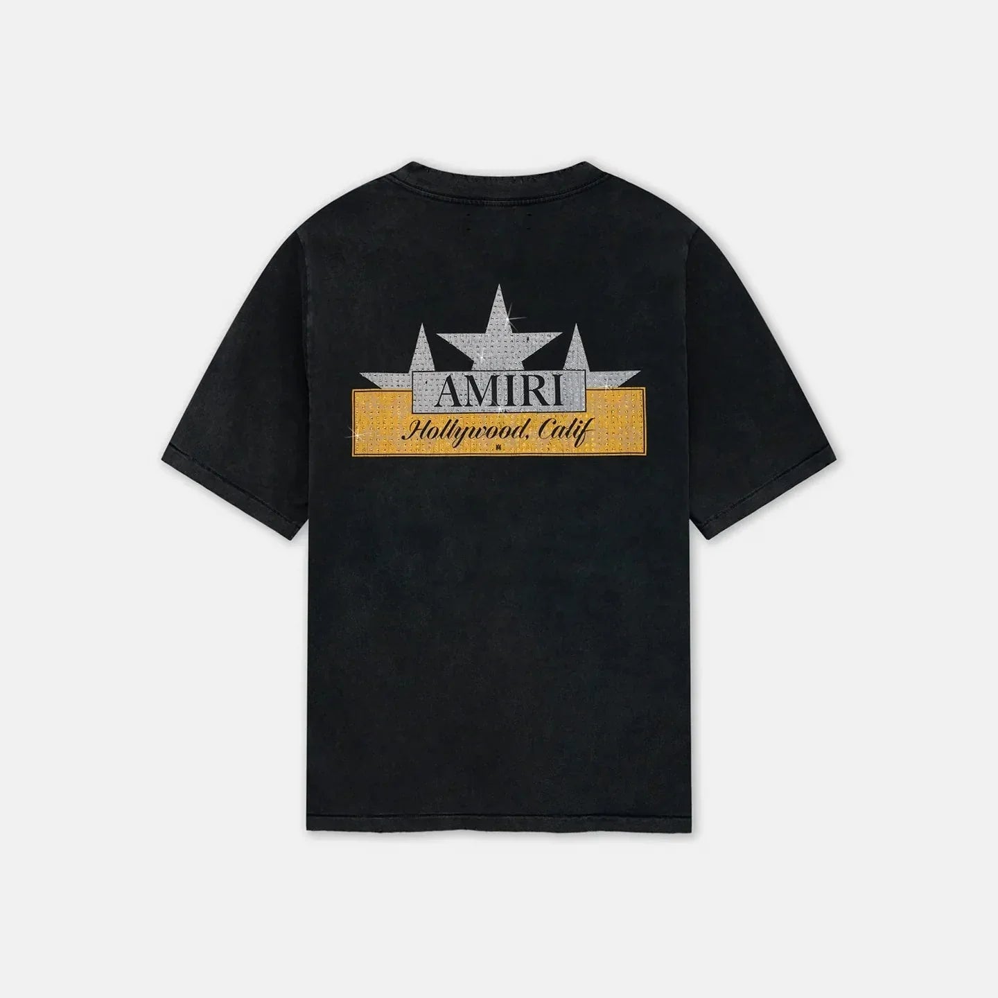VINTAGE CRYSTAL STAR BLACK T-SHIRT