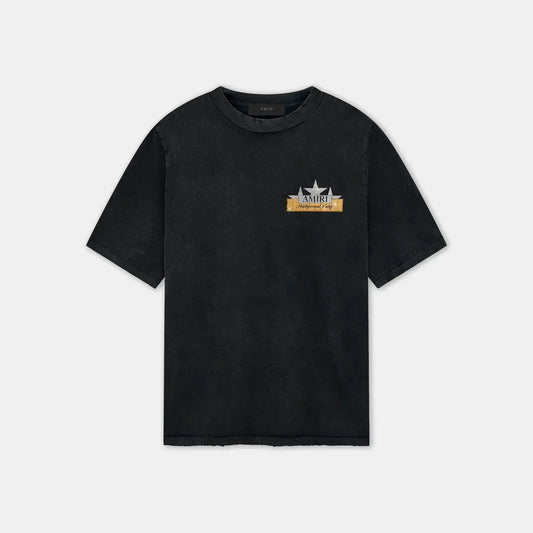 VINTAGE CRYSTAL STAR BLACK T-SHIRT