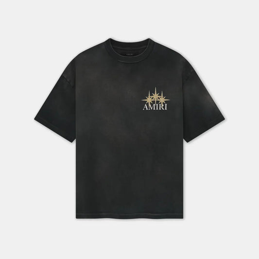 VINTAGE STARBURST BLACK OVERSIZED T-SHIRT