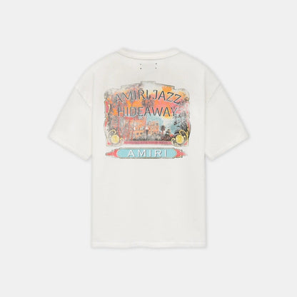 JAZZ HIDEAWAY IVORY COTTON T-SHIRT