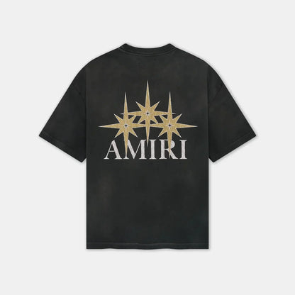 VINTAGE STARBURST BLACK OVERSIZED T-SHIRT