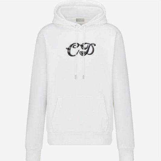 KENNY SCHARF WHITE HOODED SWEATSHIRT - Exclusive Wear